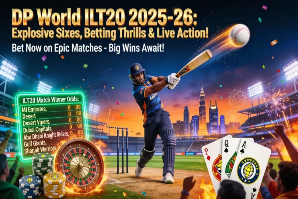 DP World ILT20 2025-26: Explosive Sixes, Betting Thrills & Live Action!