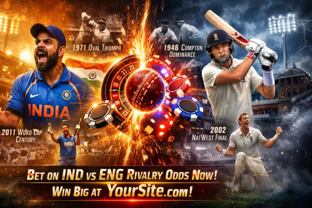 India National Cricket Team vs England Cricket Team Timeline
