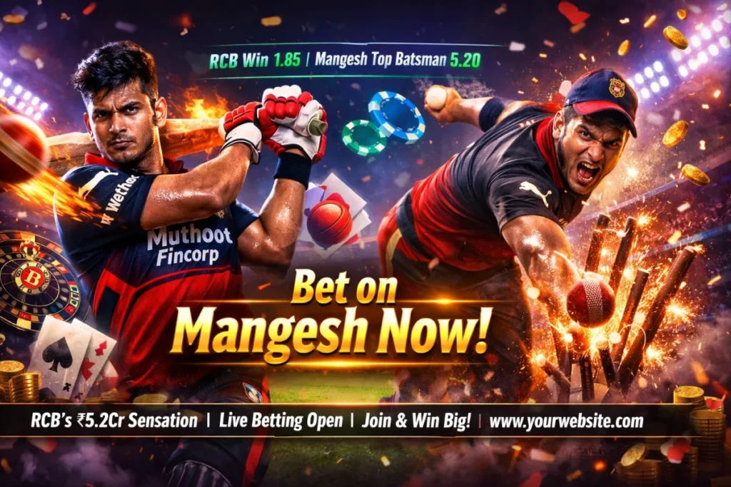 Mangesh Yadav: Fiery Left-Arm Pace, Power Batting & RCB’s Syed Mushtaq Ali Breakout