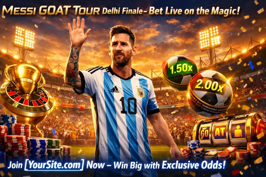 Messi Delhi: GOAT Tour Finale at Arun Jaitley Stadium