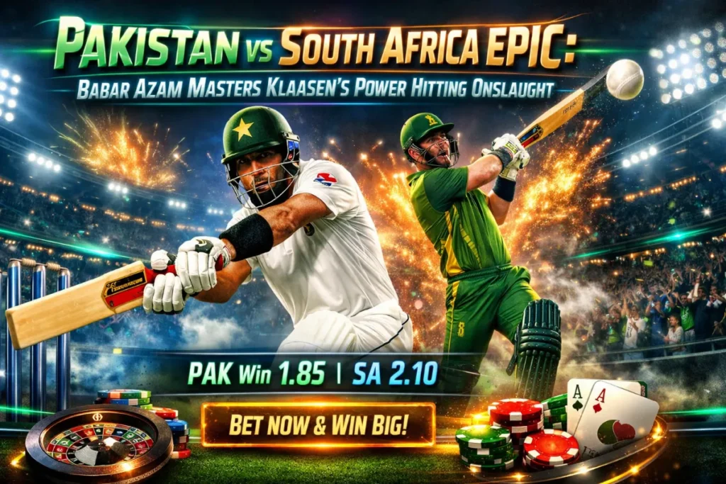 Pakistan vs South Africa Epic: Babar Azam Masters Klaasen’s Power Hitting Onslaught