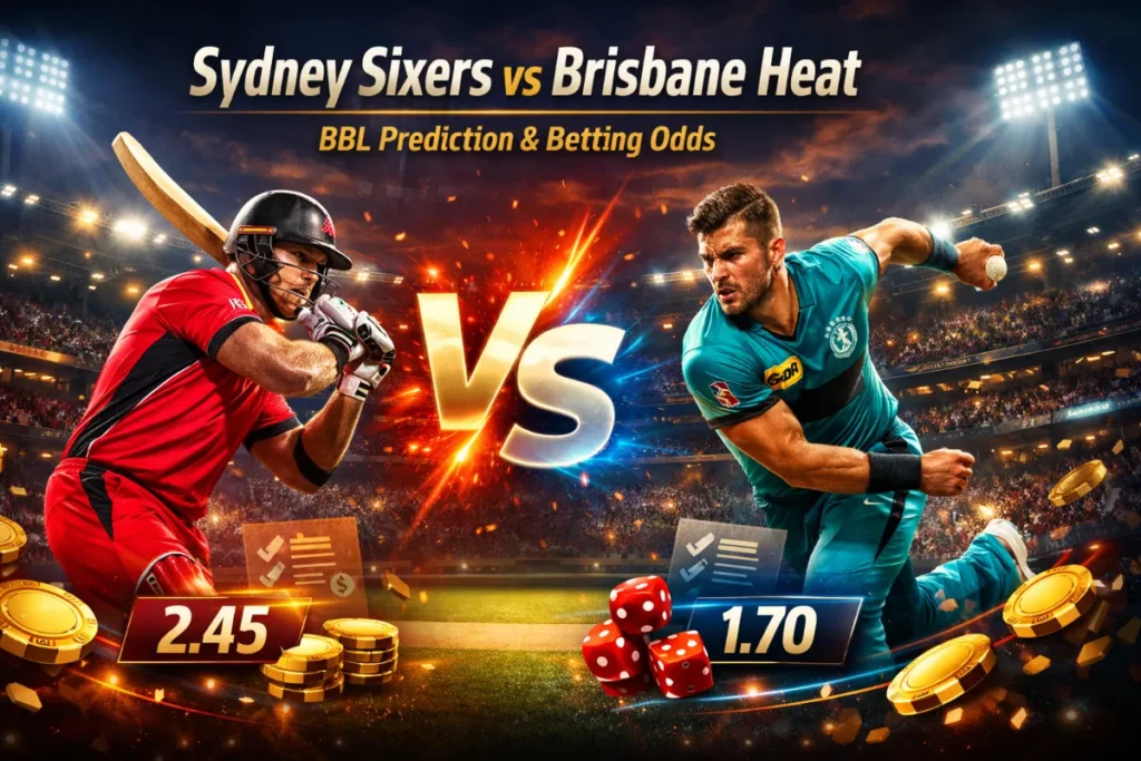 Sydney Sixers vs Brisbane Heat BBL Prediction & Odds