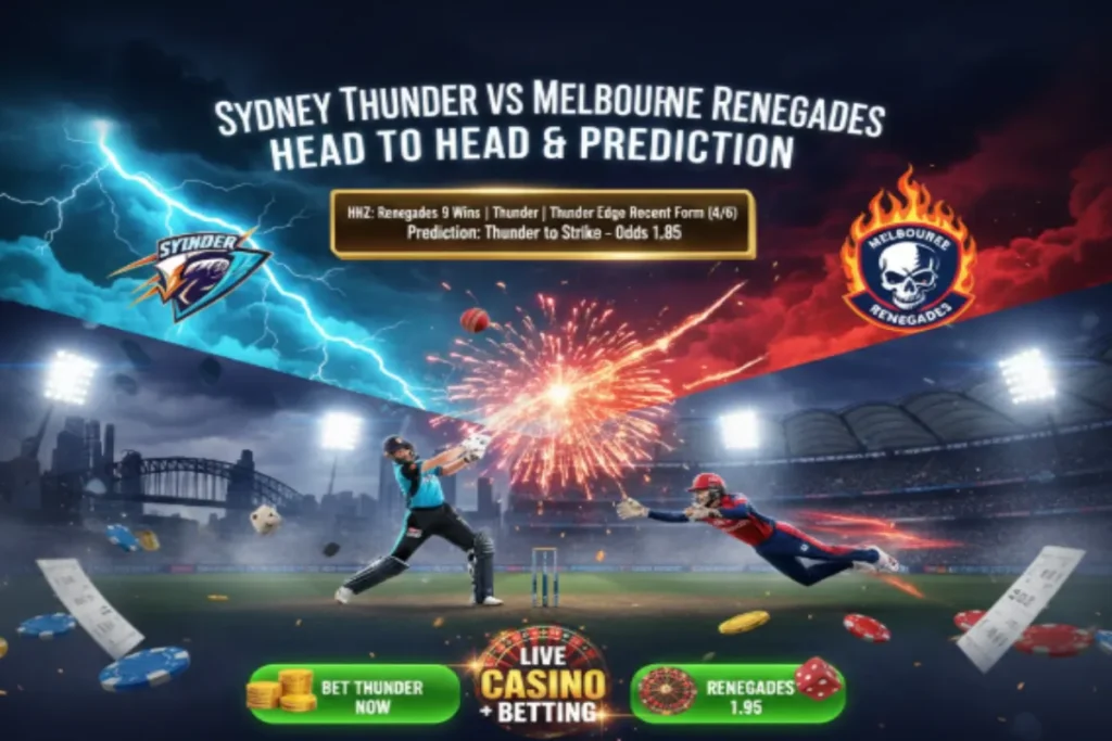 Sydney Thunder vs Melbourne Renegades
